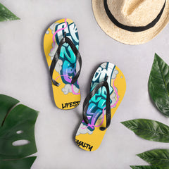 Good Vibes Only Flip-Flops