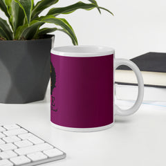 Black And Educated glossy mug