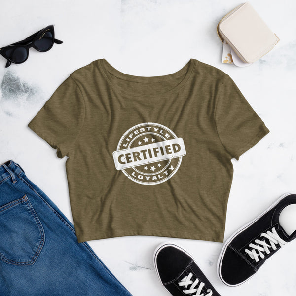 Lifestyle Of Loyalty Certified Women’s Crop Tee